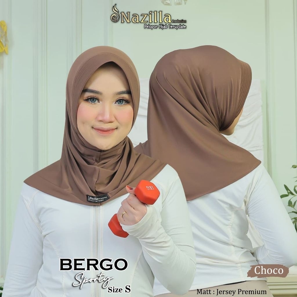 ต้นฉบับ Nazilla Bergo Sporty S Hijab