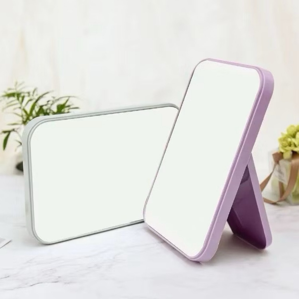 FOLDING MIRROR แบบพกพา / STANDING BEAUTY MIRROR SITTING MIRROR สําหรับ MAKEUP / FOLDABLE TABLE MIRRO