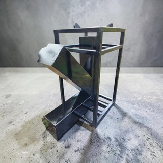 Kompor Rocket Stove ( Jumbo ) Double Rangka Berbahan Bakar Kayu Ukuran T55cm X 25cm X 25cm Bahan Kokoh Besi Galvanis