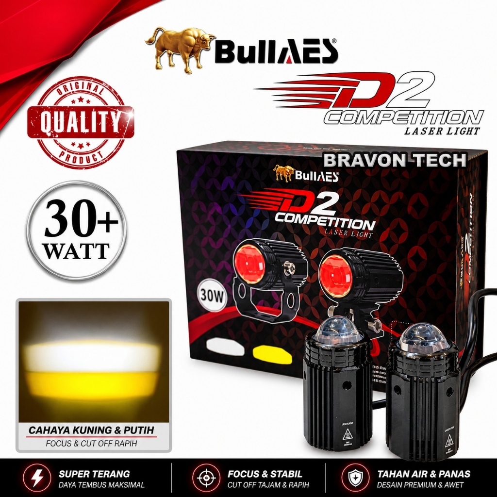 D2 Laser Bullaes Competition 30 วัตต์ Mini Laser Shooting Light Bullaes D2 Competition