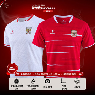 Jersey Timnas Indonesia 2026 Merah putih unisex Big size kaos Baju bola Terbaru