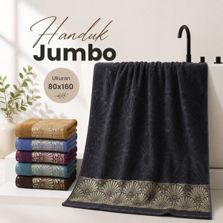 Handuk Mandi Jumbo Katun Ohanna Ukuran 80x160cm - Sandy Collection