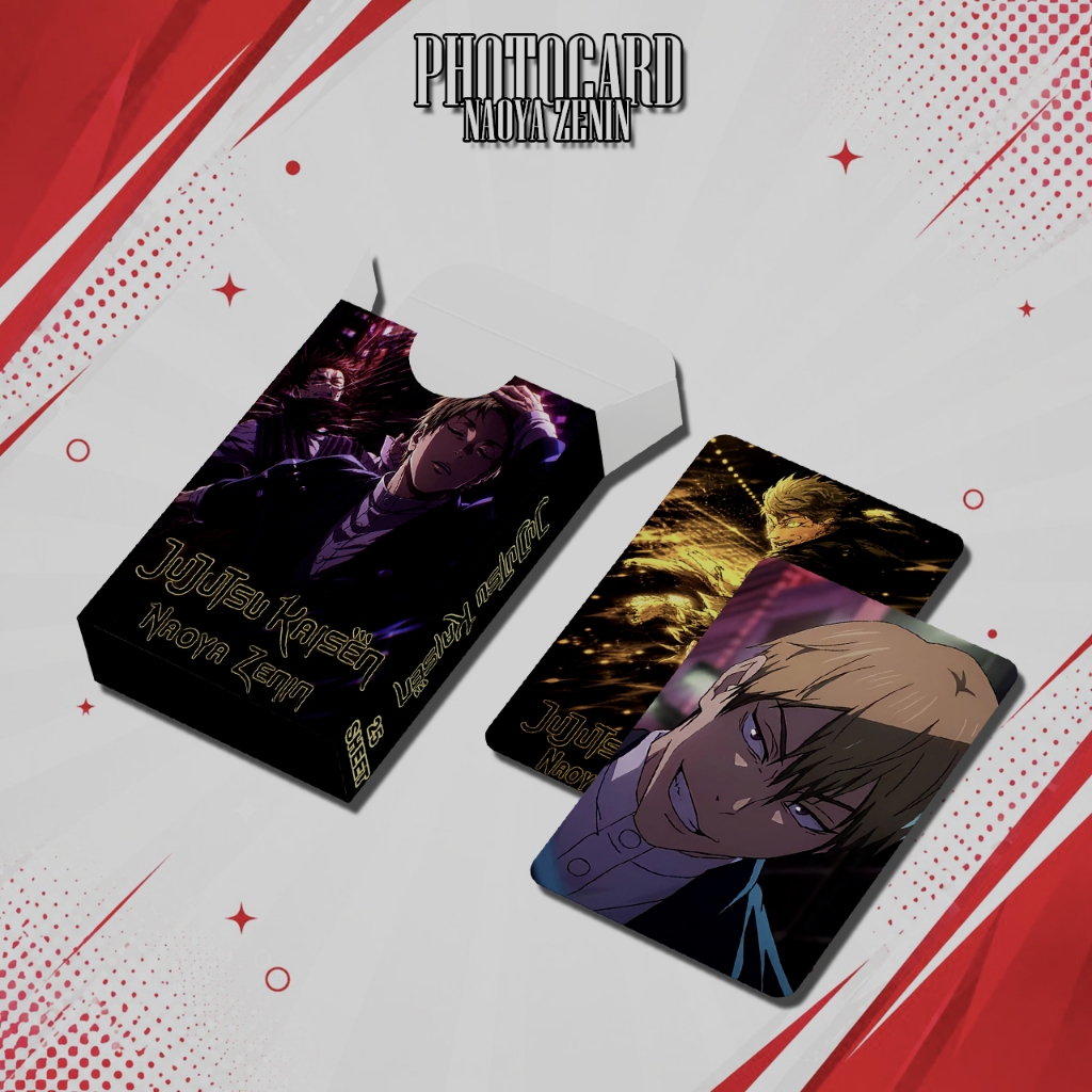 NAOYA ZENIN ANIME JUJUTSU KAISEN 310 GSM PREMIUM PHOTOCARD SET