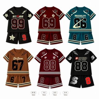 Setelan Anak Laki-Laki 0-4 Tahun/Baju Anak Cowok Motif Terbaru (28)