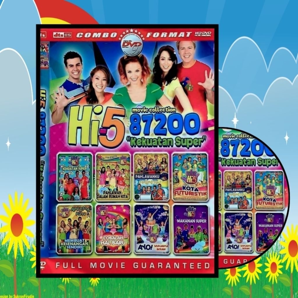 KIDS DVD CASSETTE SONGS HI5-DVD DISNEY JUNIOR KID SONG สําหรับ DANCE CHILDREN HI 5