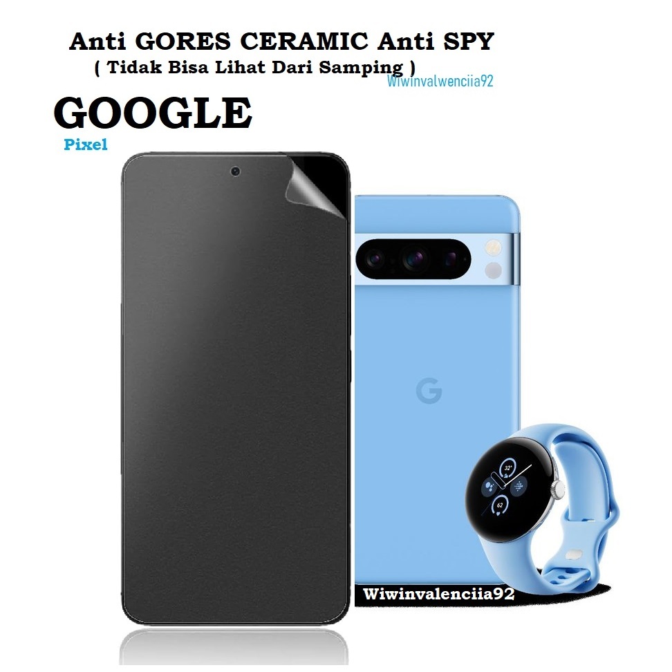 LAYAR TG ยืดหยุ่น Anti SPY PRIVACY GOOGLE PIXEL 8 - 8PRO - 7 - 7A - 6 - 6A - 4 - 4A / กระจกนิรภัยกระ