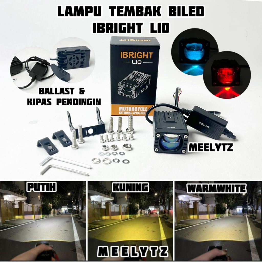 IBRIGHT L10 - Biled Blue LENSHOOTER LAMP