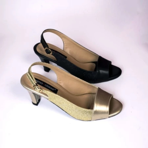 PRIMA CLASSE BNG 1241 Slingback Heels for Women 7.5cm Heel | รองเท้าแตะสํานักงานดูเรียบหรูและมืออาชี