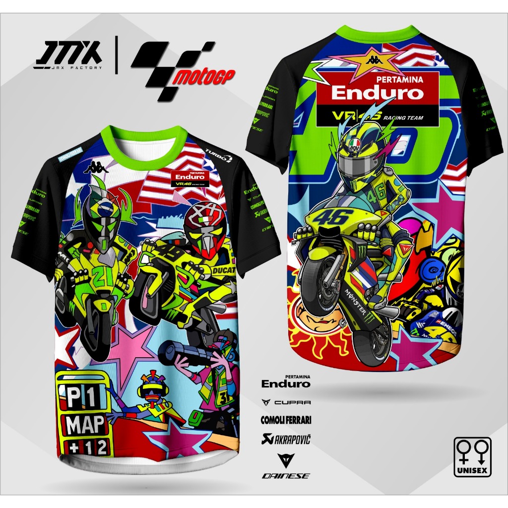 Vr46 เสื้อเจอร์ซีย์รุ่นพิเศษ vr เสื้อแข่ง