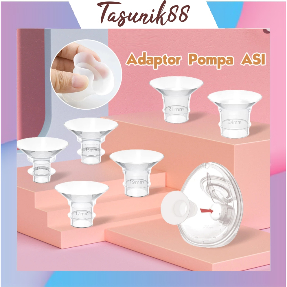 TASUNIK88 13/15/17/19/21/24MM ซิลิโคนหน้าแปลนใส่ขนาด Odd ซิลิโคนช่องทางเครื่องปั๊มนม R1468