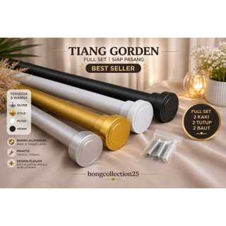 Batang gorden FULL SET / Tiang gorden / promo / GARANSI KERUSAKAN TIANG GORDEN