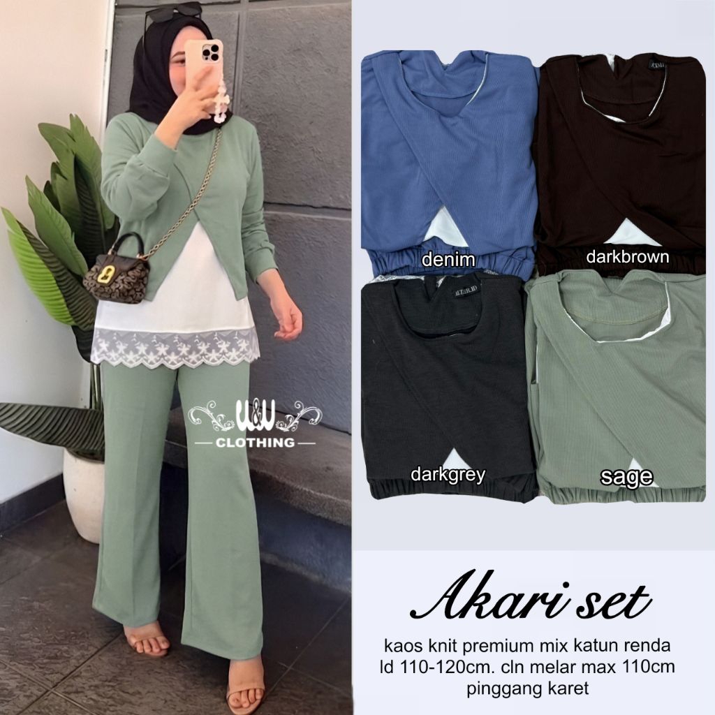 Akari, Palazo, Herra, Mia, Adis, Zeffy, ชุดสูทผู้หญิงเมษายน (เสื้อและกางเกง) โดย W&W