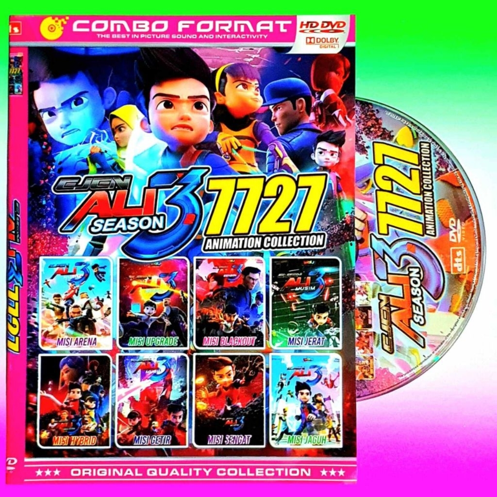EJEN ALI THE MOVIEE-DVD DVD CASSETTE สําหรับ CHILDREN EJEN ALI CARTOON FILM