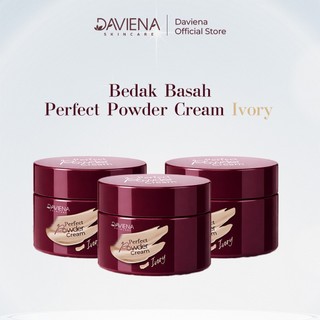 DAVIENA SKINCARE -  BEDAK BASAH  Perfect Powder Cream 10ml ( 3PCS )