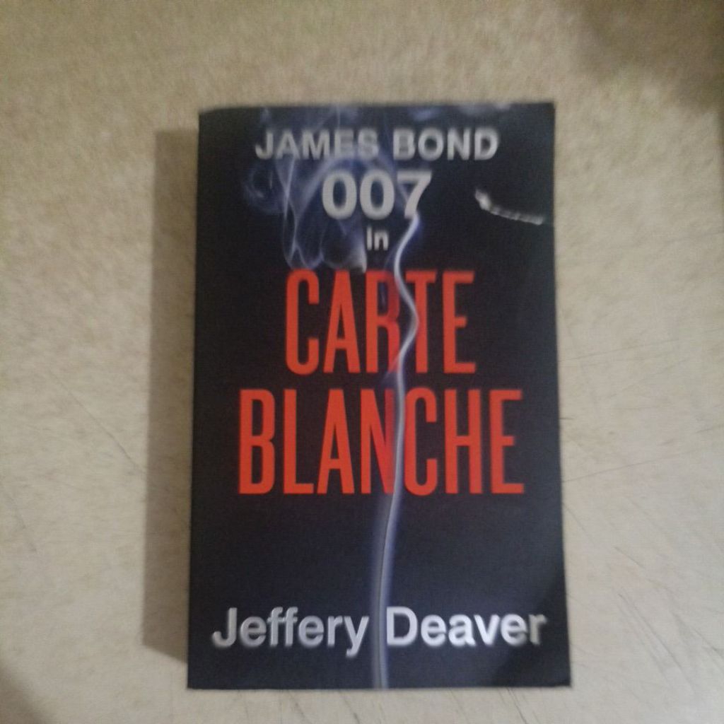 หนังสือ Jeffery Deaver JAMES BOND 007 ในหนังสือ CARTE BLANCHE