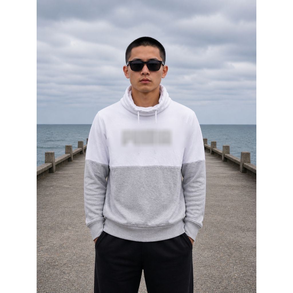 คอกลม/เสื้อยืดคอเต่า P*MA 0R1 ไซส์ S fit M (P62 x L49)