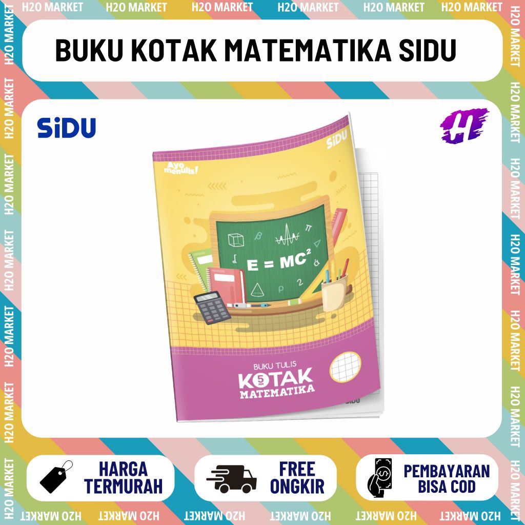 [H2O] SIDU NOTEBOOK SMALL BOX 5 MM (1 แพ็ค = 10 ชิ้น)