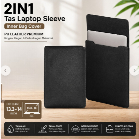 Dormin Ultraboo Macbook Sleeve 2in1 กระเป๋าด้านในหนัง PU Macbook Pro Macbook Air
