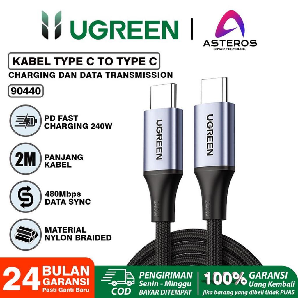 UGREEN 70427 1M Type C To Type c Power Delivery PD 100W Data Cable