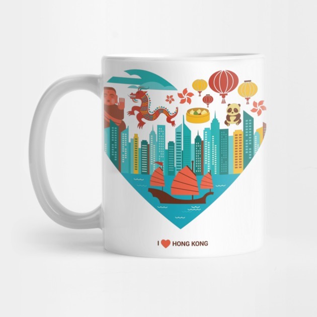 I Love Hong Kong - I Love Hong Kong Tea Mug