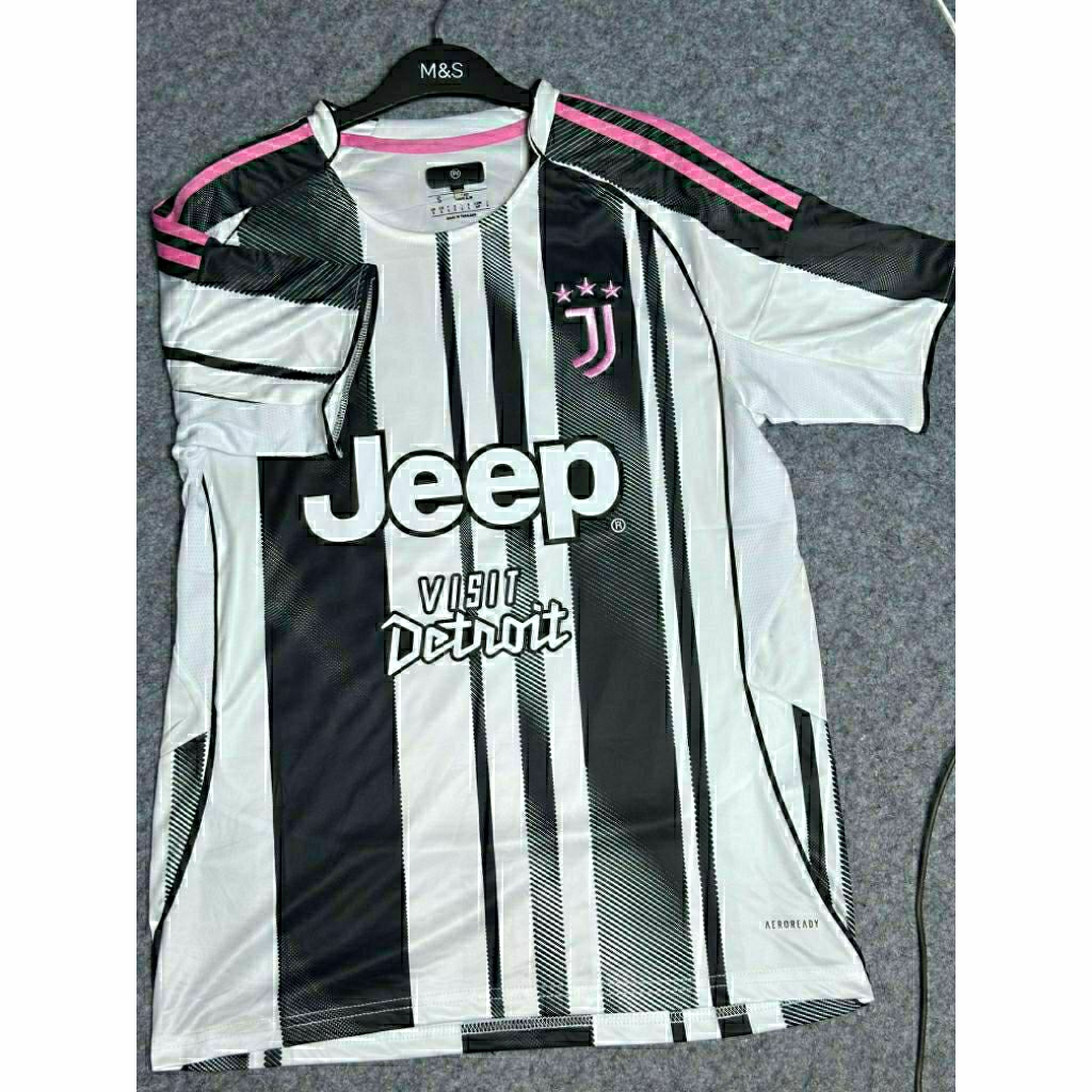 JUVENTUS HOME JERSEY 2025 - 2026 เกรดเดิม DRYFIT COOL ABS SWEATORBS