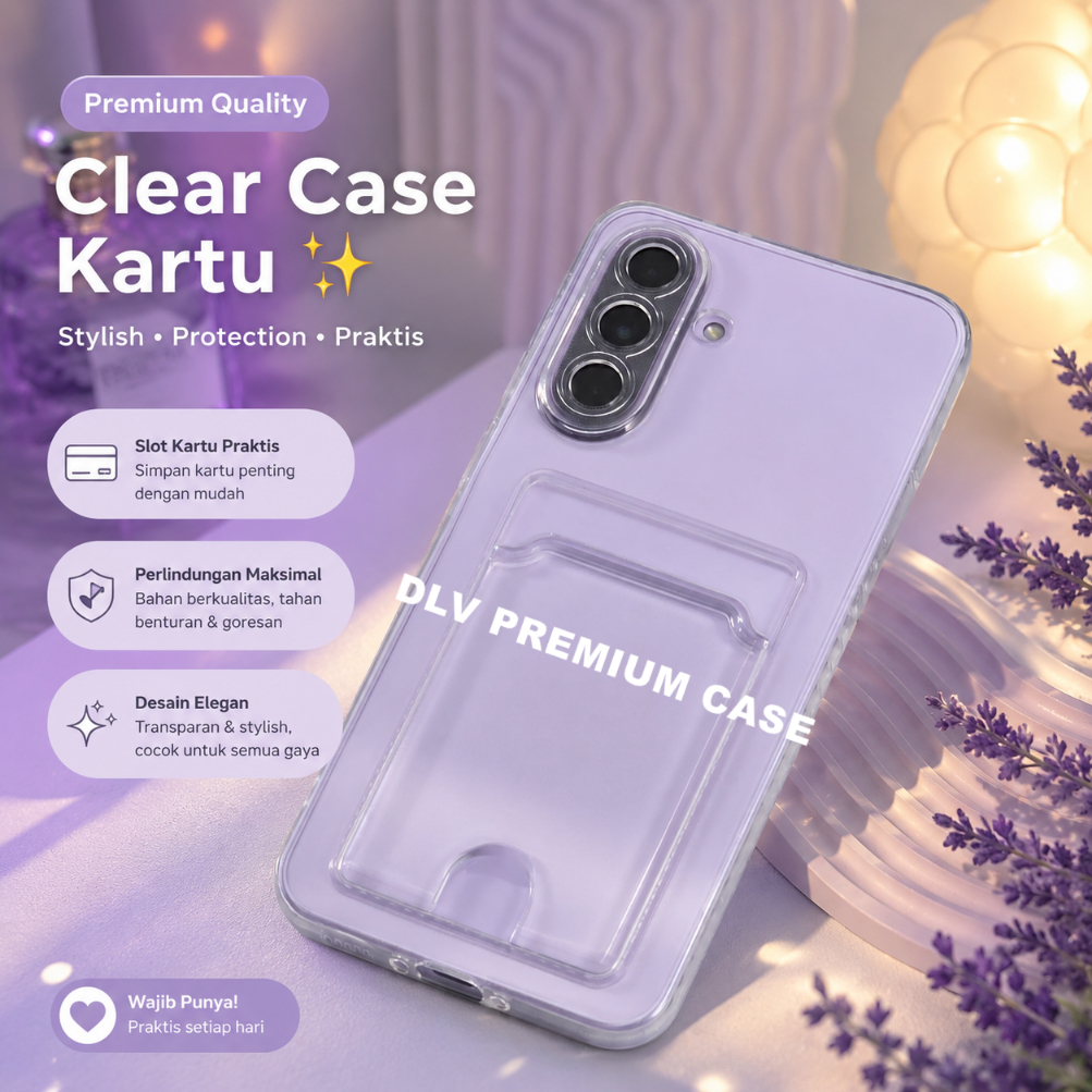 SAMSUNG A37 5G SAMSUNG A57 5G SOFTCASE CARD CASE CLEAR CARD SLOT CASE SAMSUNG A37 5G SAMSUNG A57 5G