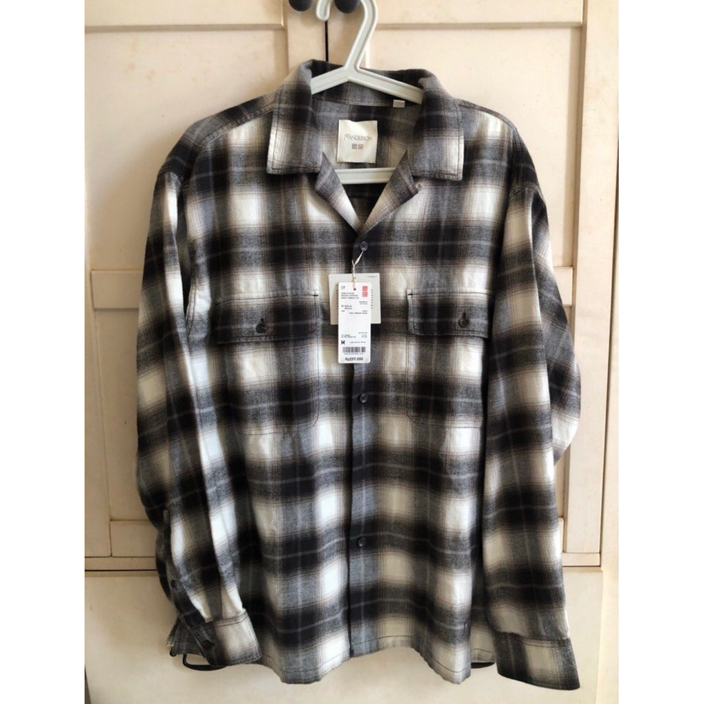 KEMEJA Uniqlo jw anderson shirt/flannel/veterano