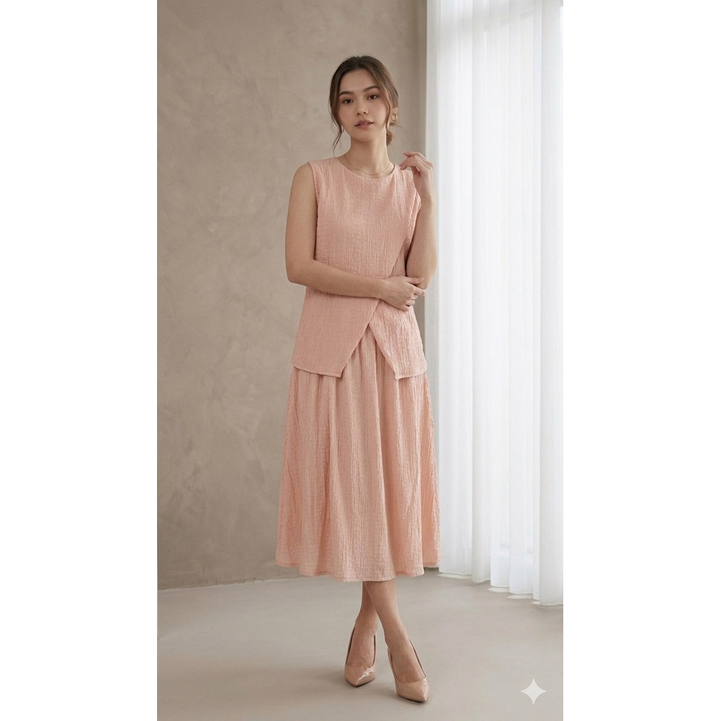 CREAMY BOAT SET กระโปรงคอปาด | RS THELABEL 03.05