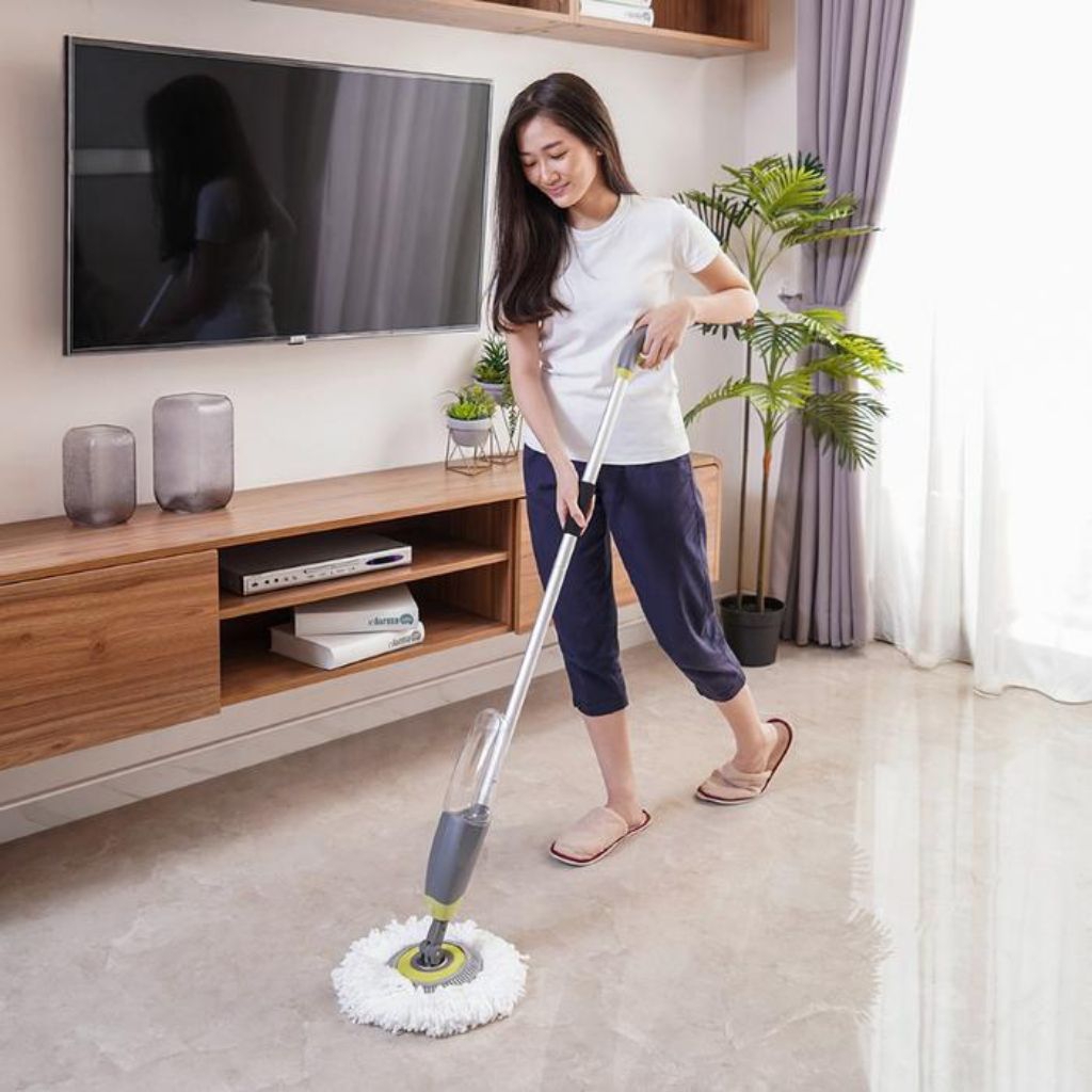 Proclean Round Spray Mop 360 Microfiber Dry Spray Mop°
