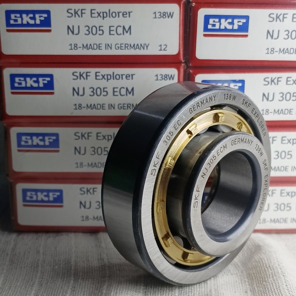 CYLINDRICAL ROLLER BEARING NJ 305 ECM GERMANY SKF 25x62x17mm NJ305ECM