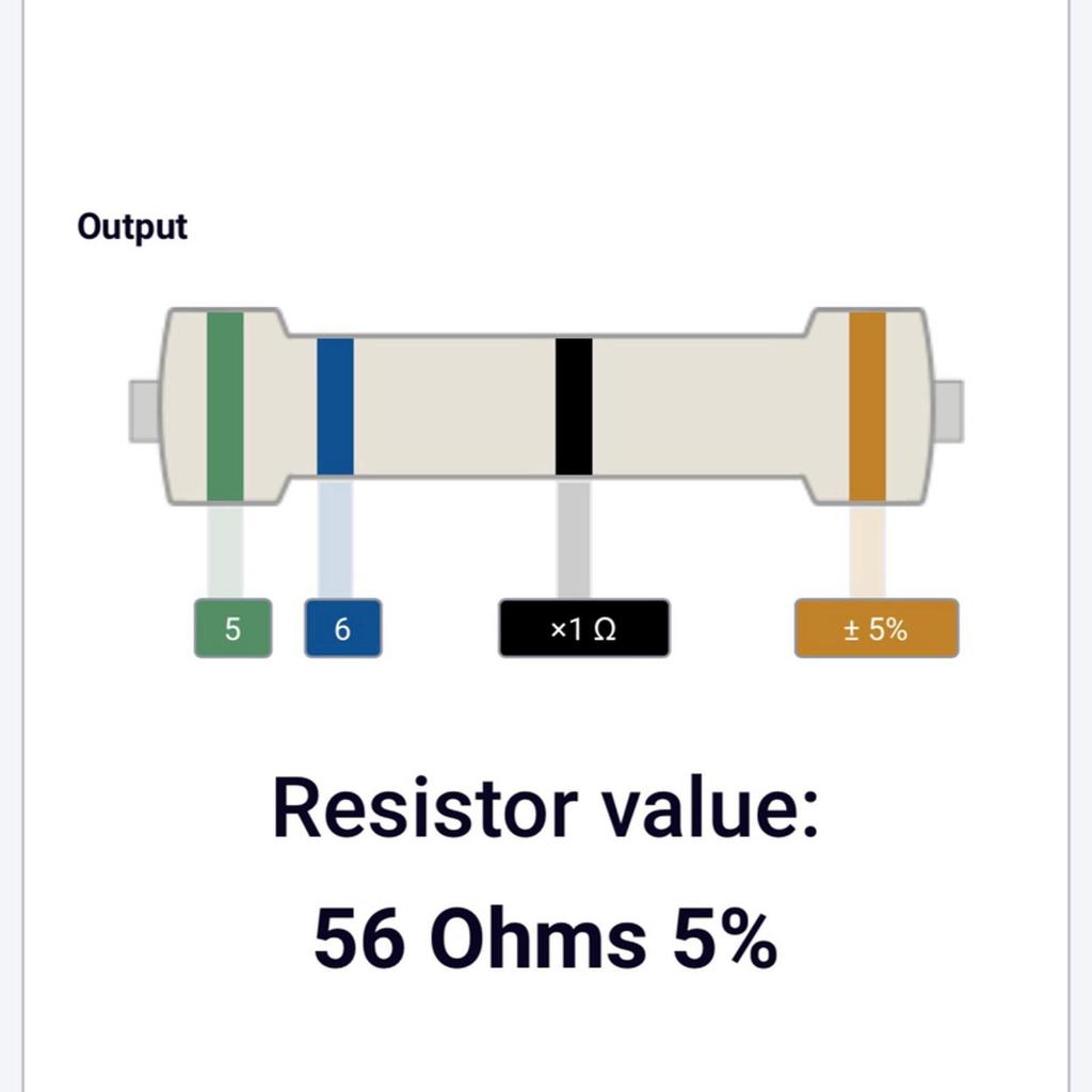RESISTOR 1/4 WATT 1/4 0.25 0.25W 5% 5 PERCENT 56OHM 56 OHM 56R 56 R