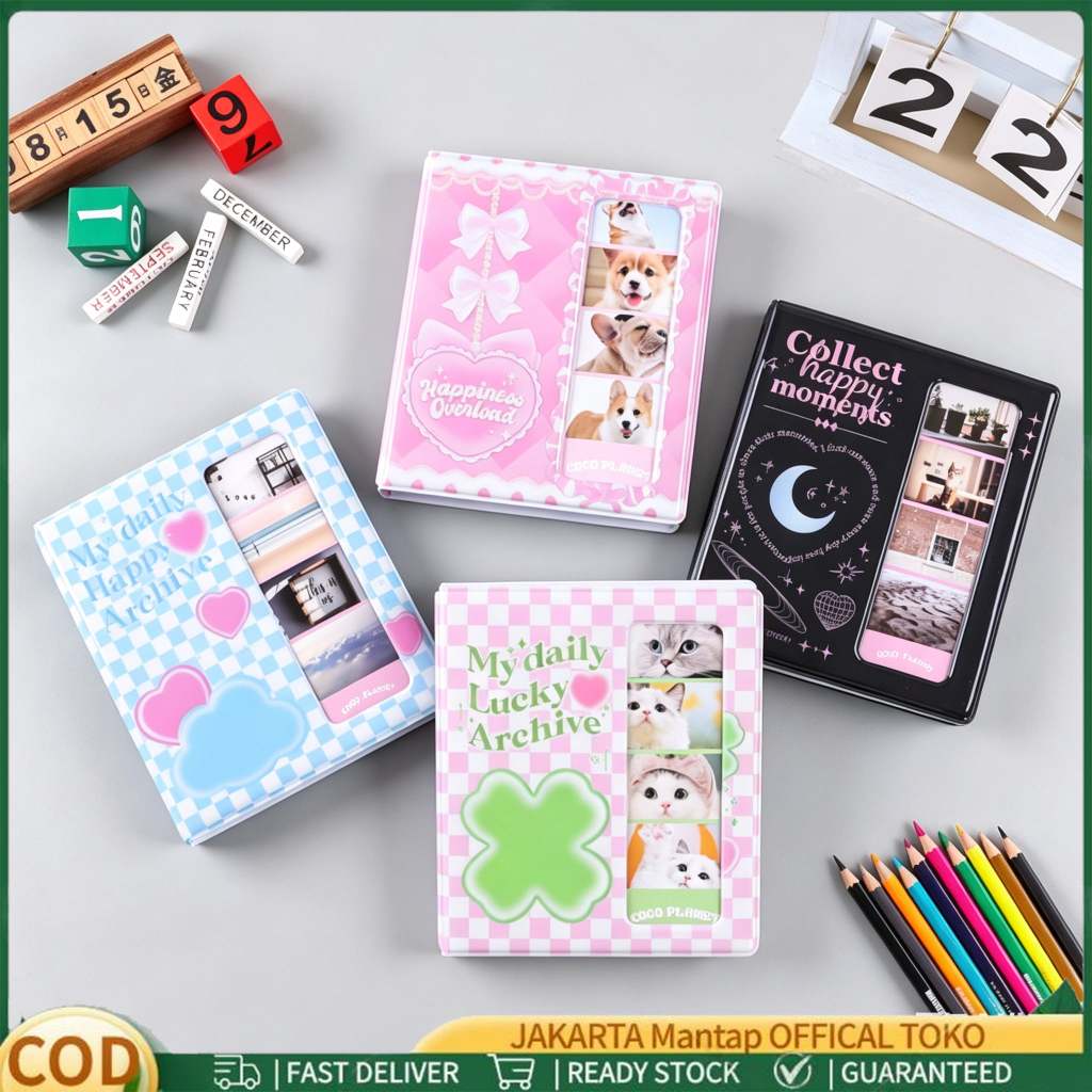 คอลเลกชันภาพ อัลบั้ม / Photostrip Collect Book Kolbuk Kpop Coco Planet โฟโต้บูธเกาหลี / สมุดเก็บที่ค