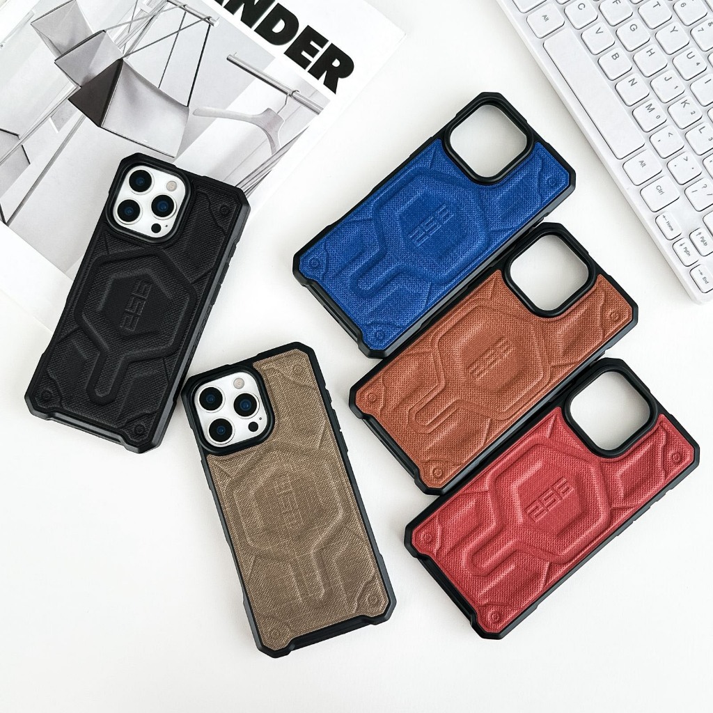 UAG เคสหนัง + MAGSAFE สําหรับ IPHONE 13 13 PRO 13 PRO MAX