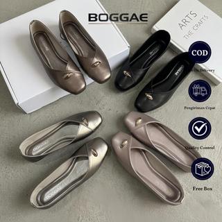 Boggae - Sepatu Flatshoes Wanita Korea Mewah Elegan