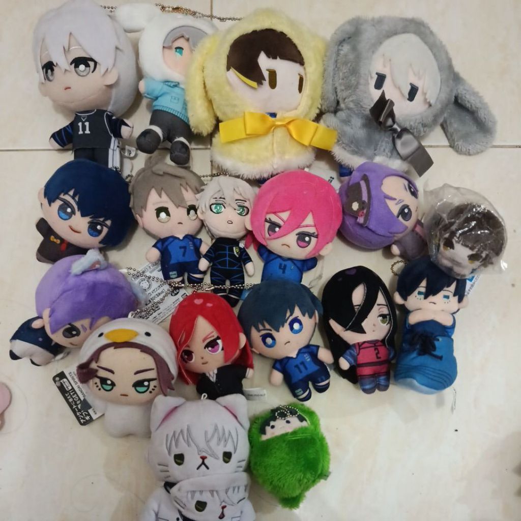 [อย่างเป็นทางการ] Bluelock Plush chibigurumi tomonui Bachira nagi Reo isagi gagamaru chigiri gagamar