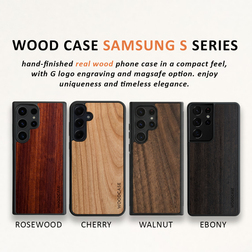 WOOD Case Samsung Galaxy S21 S21+ S21U S21FE S22 S22+ S22U S22FE S23 S23+ S23FE S23U S24+ S24U S24FE