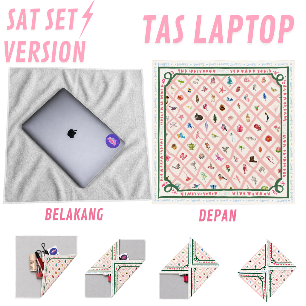 DUMPIES Sat Set Gen-Z Laptop Sleeve