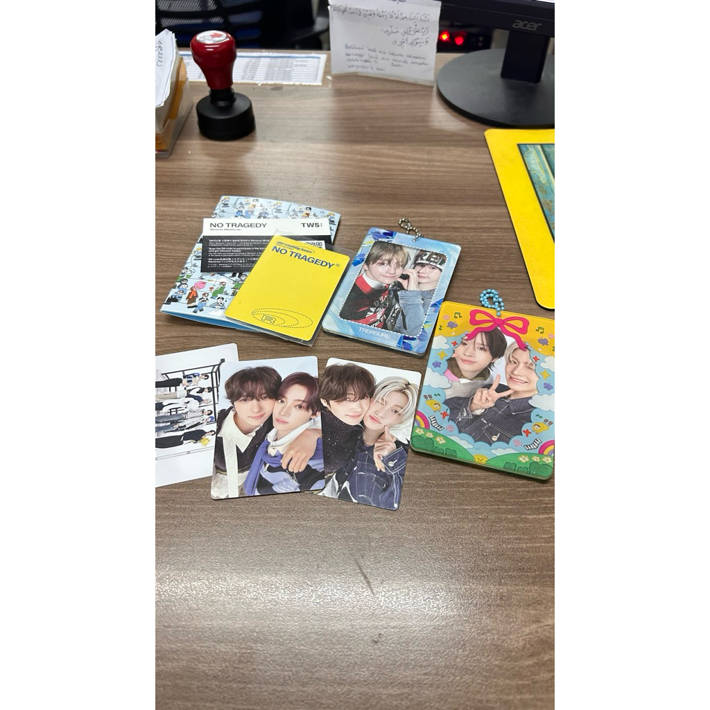 TWS ไม่มีการฉีกขาดโฟโต้การ์ด JIHOON YOUNGJAE HANJI HOONJAERANZ JINIZ
