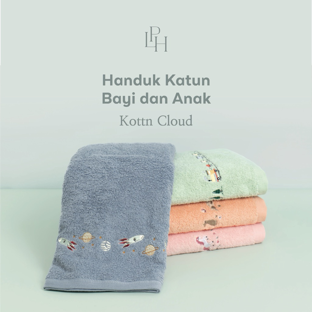 KATUN Little Palmerhaus - ผ้าขนหนูผ้าฝ้ายสําหรับทารกและเด็ก (ผ้าฝ้าย ผ้าขนหนู Cloud Series)