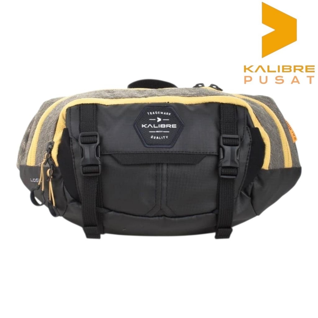 KALIBRE LOGIC 3L BLACK NIGHT CARGO ORIGINAL KALIBRE WAIST BAG LOGIC 3L ORIGINAL OUTDOOR TRAVEL BAG ส