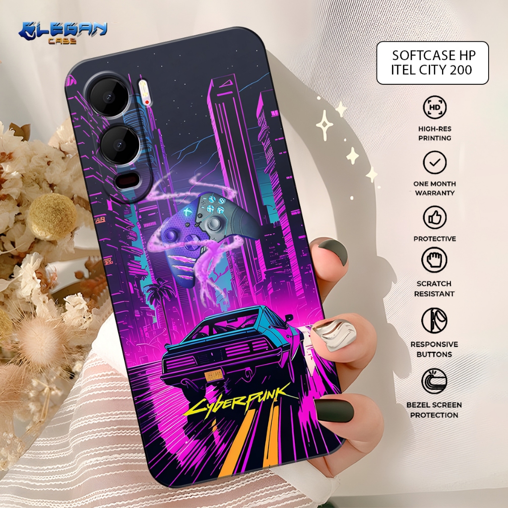 เคส HP ITEL CITY 200 \ CITY 100 2026 โทรศัพท์ Mica โทรศัพท์อุปกรณ์เสริมโทรศัพท์ป้องกันสบายถือราคาคุณ