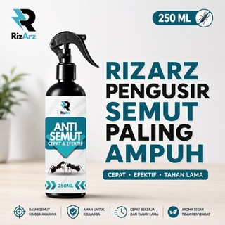 Rizarz Anti Semut Aromatic Spray Penghilang Semut Efektif Pengusir Semut Aman dan Alami Dijamin Ampuh Mengusir Semut  Aman untuk Keluarga Tahan Lama  ukuran 100ML dan 250 ML  Pembasmi Pengusir Semut Merah Kecil Serangga Rangrang Di Rumah Dinding Tanaman