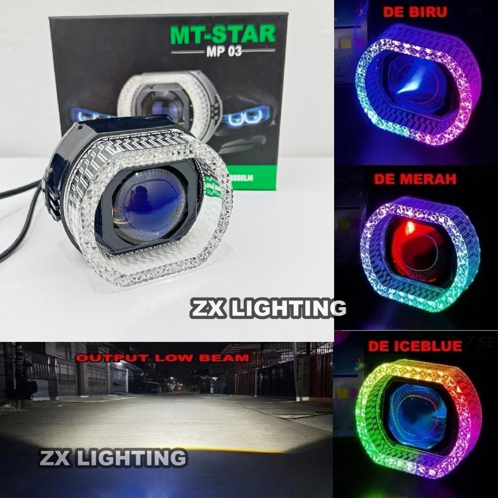 Matrix X1 Bild Mp03 3 นิ้ว Bilined Blue-Lens Matrix X1 Plus Devil Shroud Rgb 5D 210+ โหมด
