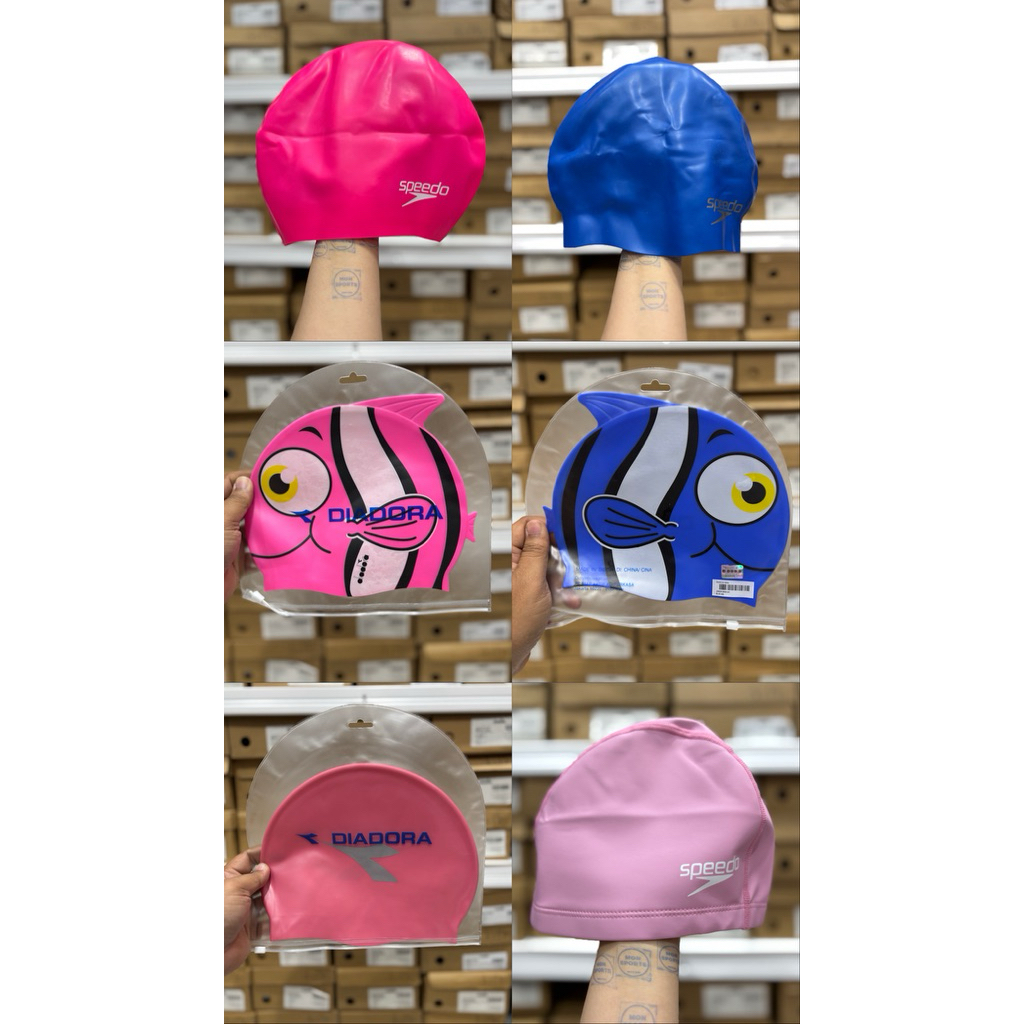 SPEEDO SILICON SWIM CAP JUNIOR ADULT ORIGINAL
