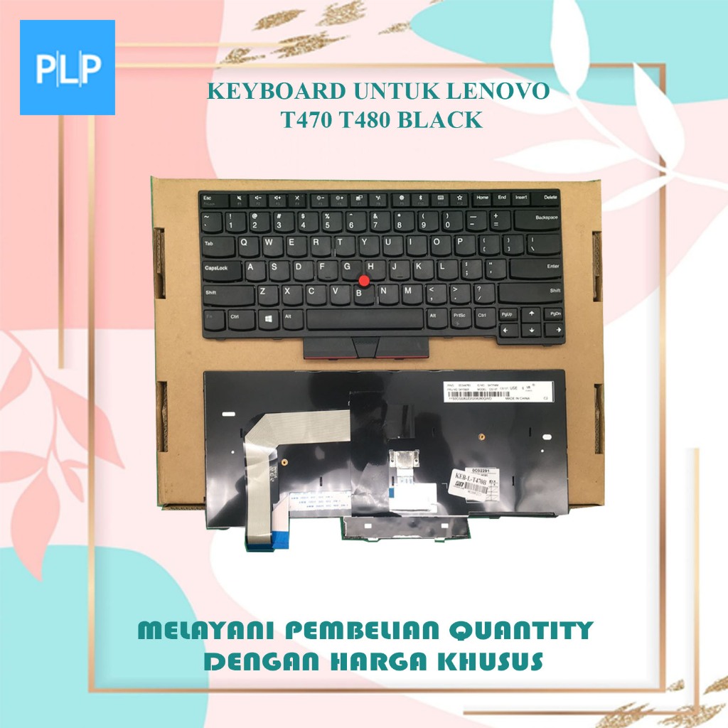 แป้นพิมพ์แล็ปท็อป Lenovo T480 T470