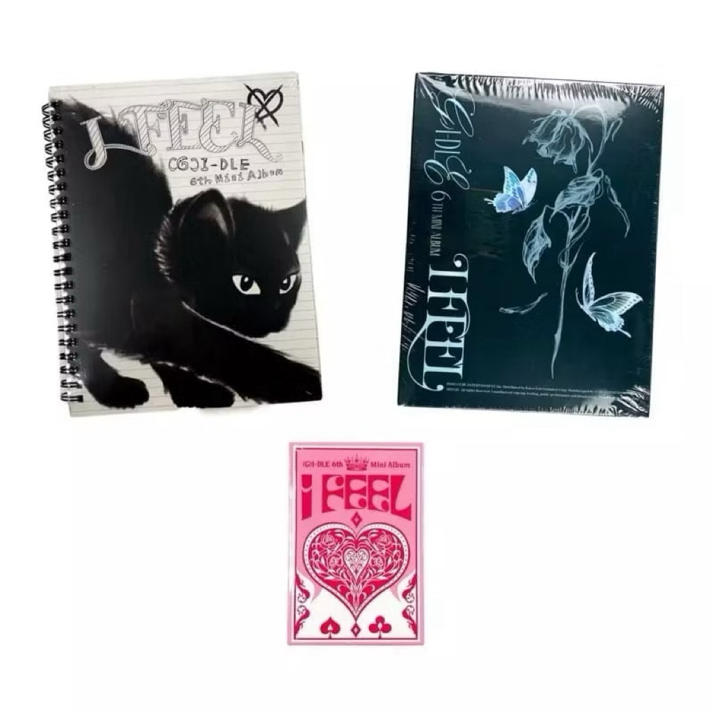 [SEALED](G)i-dle I Feel Album Queen Cat Butterfly Version Jewel Ver Gidle Miyeon Minnie Soyeon Yuqi 