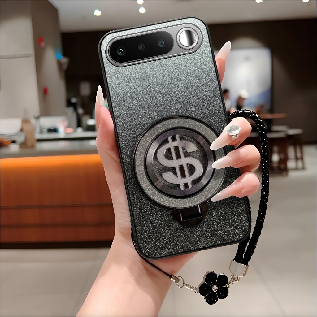 Softcase Realme 16 5G Glitter Dollar Ring Holder ฟรีเชือกเส้นเล็ก