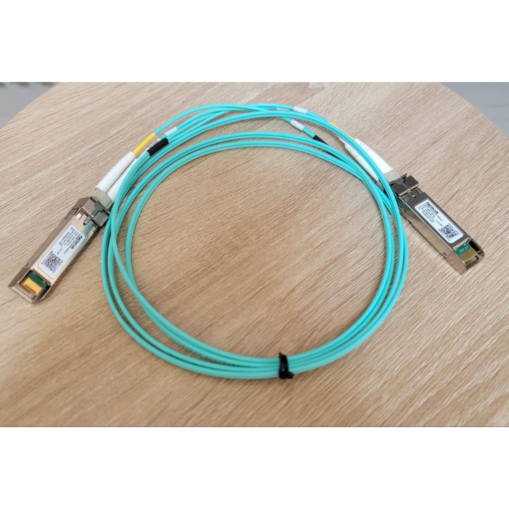 MIKROTIK SFP AOC 10G NOKIA MULTIMODE OM3 1 เมตร MICROTIK HUAWEI ZTE CISCO JUNIPER DELL ETC.