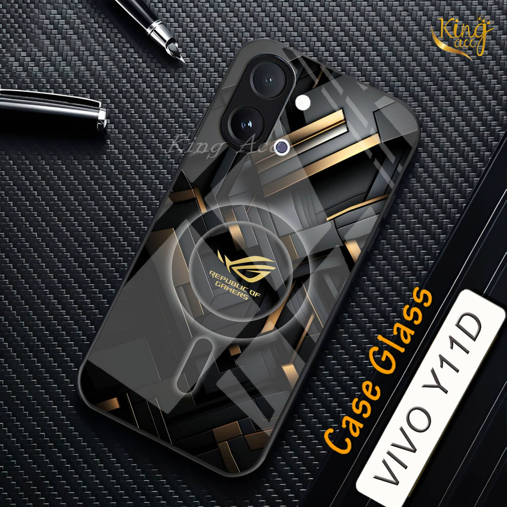 HP Glitter Glass เคสโทรศัพท์สําหรับ Vivo Y11D - เคสโทรศัพท์ Vivo Y11D - K77