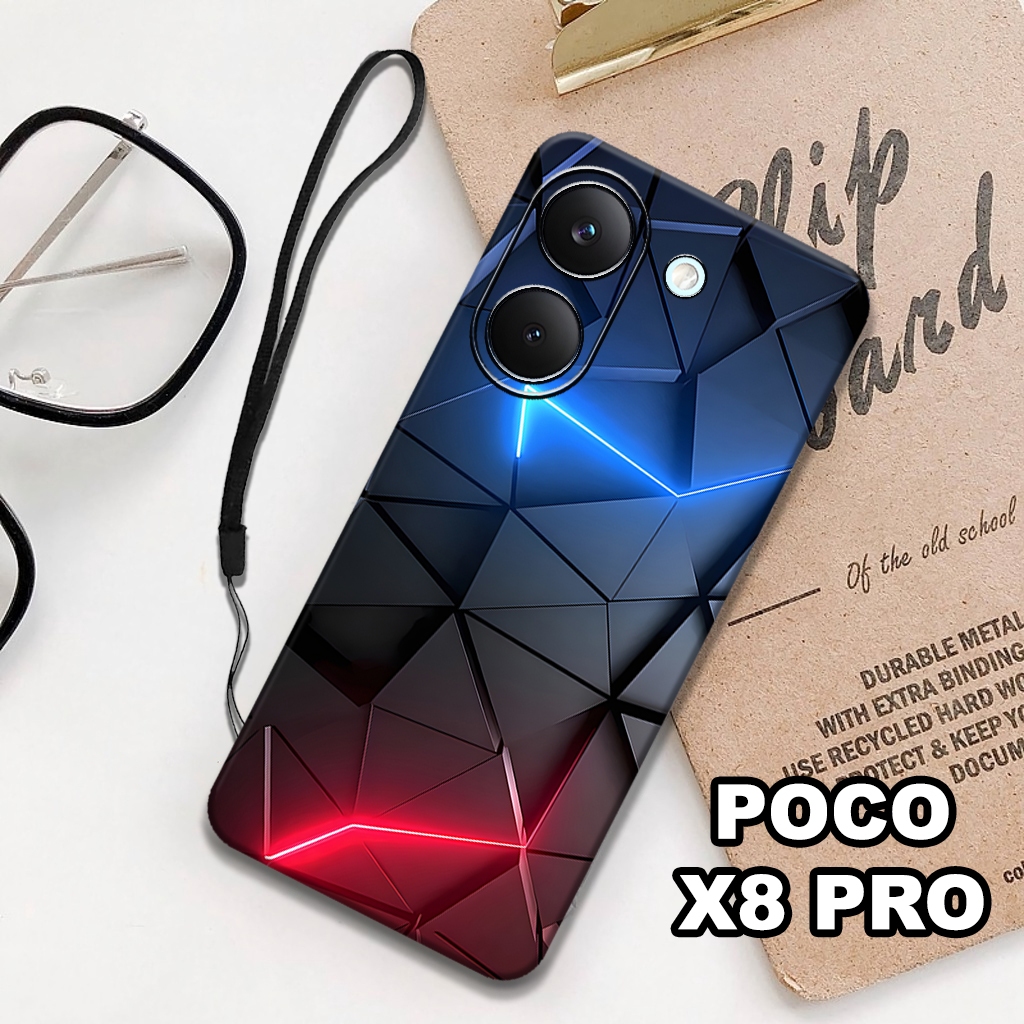 AC99/Softcase Procamera Hp Poco X8 Pro แฟชั่นกรณีป้องกัน Handphone